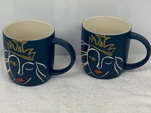 STARBUCKS, ANNIVERSARY COLLECTION, WINKING SIREN, GOLD CROWN, MUGS (2) - Picture 1 of 4