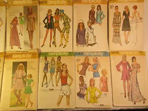 CHOICE 1971 Simplicity PATTERN Miss Size 10,12,14 WEDDING DRESS Scooter Skirt... - Picture 1 of 11