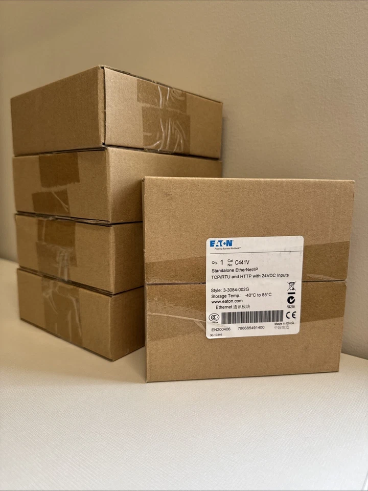 NEW! EATON C441V STANDALONE ETHERNET/IP 3-3084-002G Converter Module - Image 1 of 1