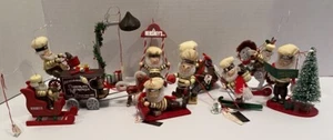 Vintage Hersheys Sammler Serie Elfe Weihnachtsschmuck 11 Stück Adler Schokolade - Bild 1 von 7