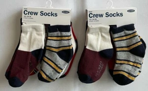 2 SETS OLD NAVY BABY CREW SOCKS 12 - 24 MONTHS 8 PAIRS PER PACK MULTICOLOR BOYS - Picture 1 of 3