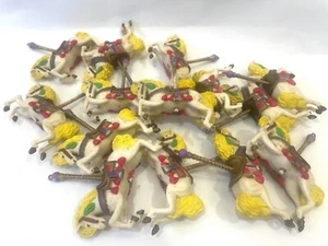 Lote de adornos de caballo carrusel de Navidad Warner Bros 1997 de colección - Imagen 1 de 4