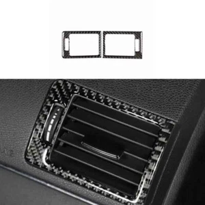 07-14 For Benz C-Class Console L&R Air Outlet Vent Cover Trim Real Carbon Fiber - Picture 1 of 7