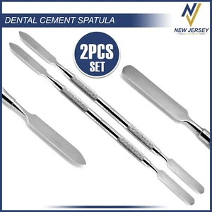 X2 Dental Cement Spatula Mixing Lab Restorative Double Ended Instruments - Picture 1 of 2