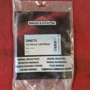 Genuine Briggs & Stratton 399877S Air Cleaner Cartridge Filter - Picture 1 of 2