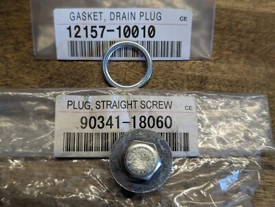 OEM Lexus Toyota Front Differential Fill Plug & Washer Tacoma 4Runner Diff Bolt - Image 1 of 4