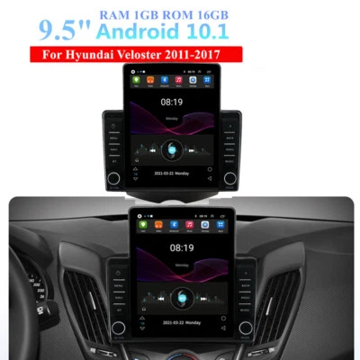 Unidad principal estéreo GPS navegación Wifi 16G para Hyundai Veloster 2011-17 9,5" Android 10.1 Foto 1 de 4