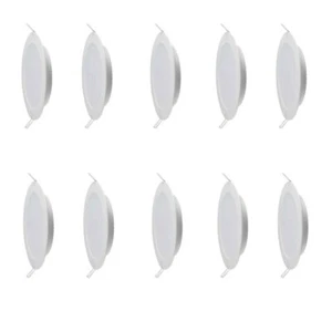 PANNELLO LED SLIM 18W DA INCASSO A MOLLA ROTONDO LUCE FREDDA FARO FARETTO 10 ... - Foto 1 di 6