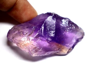 127.85 Ct 100% Natural Ametrine Bolivia purple & yellow Facet Rough Certified - Picture 1 of 7