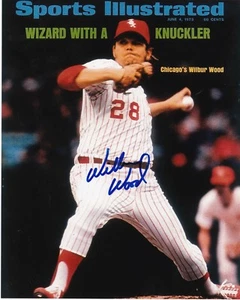 WILBUR WOOD CHICAGO WHITE SOX SPORTS ILLUSTRATED COVER SIGNED 8x10 - Picture 1 of 1