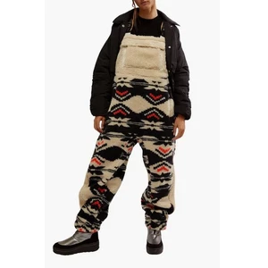 Free People  Movement Hit the Slopes Fleece Overalls Pants Sz XS/TP - Bild 1 von 13