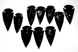 10 hochwertige #1's handgeknappte Pfeilspitzen um 2 1/2" Anhänger & Handwerk - Bild 1 von 4