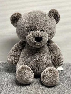 Animal Adventure Frosted Teddy Bear 14" Plush Brown White Gray 2020 - Image 1 of 4