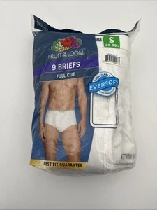 Fruit of The Loom Waistband Men's Small Briefs Underwear - White - Picture 1 of 7