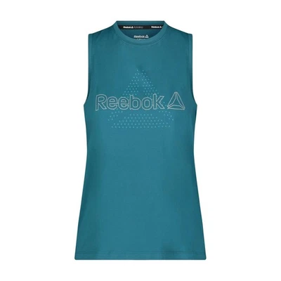 Camiseta sin mangas deportiva Reebok XXXL para mujer sin mangas rendimiento verde azulado Foto 1 de 4