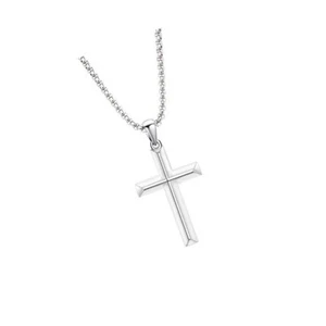 925 Sterling Silber Kreuz Halskette für Damen Herren Kette Anhänger Schmuck Geschenke für - Bild 1 von 7