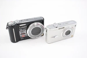 Vintage Panasonic Lumix DMC-TZ6 & DMC-FX3 Digital Compact Cameras Working - Picture 1 of 6