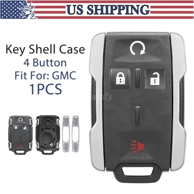 Para Chevrolet Silverado 1500 2500 2014 2015 2016 2017 Mando a distancia Llavero Carcasa Estuche Foto 1 de 4