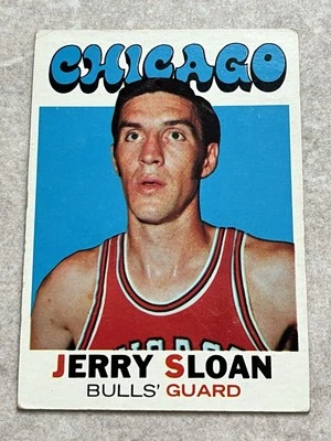 1971-72 Topps #87 Jerry Sloan RC Rookie NBA Chicago Bulls - Image 1 of 3