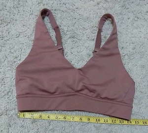 Fabletics Women's Sports Bra Medium Mauve Great Condition  - Picture 1 of 2