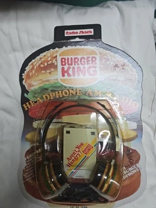 Vintage Radio Shack Burger King Radio mit Kopfhörer in OVP selten - Bild 1 von 5