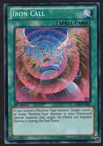 Yugioh Iron Call HA07-EN066 Secret Rare 1st Ed - MP - Imagen 1 de 2