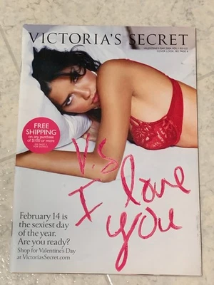 Victoria's Secret Valentine's Day 2004 Vol 1 catalog - Adriana Lima cover - Image 1 of 2
