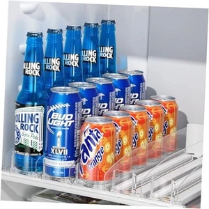Drink Organizer for Fridge, Soda Can Organizer Dispenser for 5 Rows - Picture 1 of 7