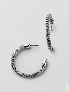 AVON Statement Mesh Hoop Earrings *MOTHER'S DAY*BEAUTIFUL! - Picture 1 of 2