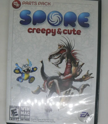 Spore Creepy & Cute Parts Pack (PC/Mac, 2008) – 1 Disc + Manual, Expansion - Image 1 of 2