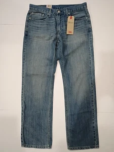 NWT Levis 514 Jeans Mens 32x30 Blue Denim Straight Leg Regular Fit 005140540 - Picture 1 of 7