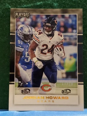 2017 Playoff 3rd Down #16 Jordan Howard 17/25 Bears - Image 1 of 2