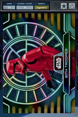 Topps Star Wars Digital Card Legendary 2024 High Tek Gold Limited SITH TROOPER - Image 1 of 4
