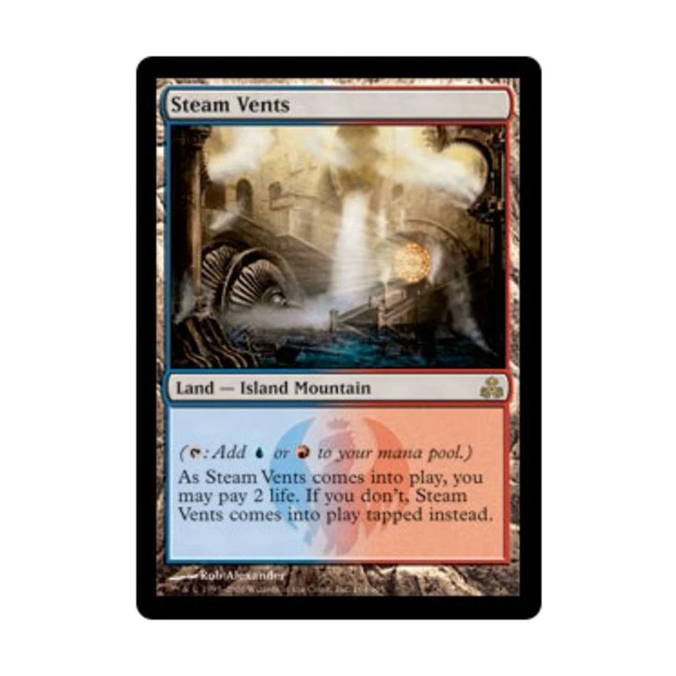 WOTC MtG Guildpact Steam Vents (R) NM - Image 1 of 1