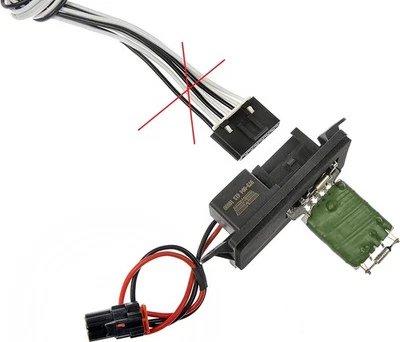 Chevy Silverado GMC Sierra 1500 2500 1999-2007 soplador motor resistencia sin arnés Foto 1 de 2