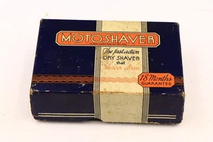 Vintage Moto Shaver elektrische Haarschneidemaschine trocken OVP nur zum Display - Bild 1 von 6