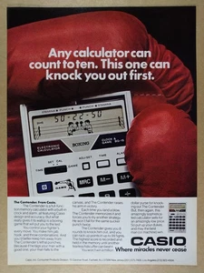 1981 Casio BG-15 Boxing Game Calculator vintage print Ad - Picture 1 of 1
