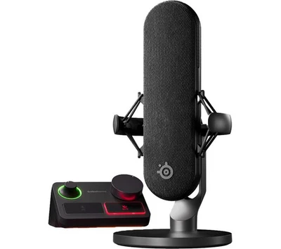 Steelseries Alias Pro XLR Gaming & Streaming Microphone with Stream Mixer Black - Image 1 of 4