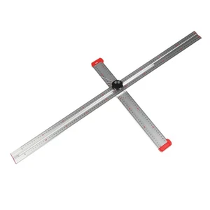 Regla cuadrada T 48 pulgadas metal artesanía carpintería escritura diseño carpintero - Imagen 1 de 12