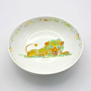 TIFFANY & CO. Tiffany Jungle Childs Lion Bowl 2002 Made In England 6.5" - Picture 1 of 7