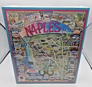 Puzzles White Mountain Naples, Florida 1000 piezas nuevos y sellados de fábrica - Imagen 1 de 2