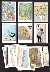 Tintin Tin Tin & Snowy Milou Belgium Gum Cards Set - Picture 1 of 1