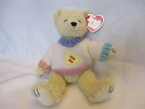 Ty Kiss Me Sweetheart Candy Barrymore Bear Attic 2000 Coleccionista Regalo de San Valentín - Imagen 1 de 2