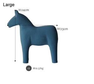 Nordic Wooden Horse Statue Sculpture Figurine Tabletop Office Home Decoration S - Picture 1 of 12