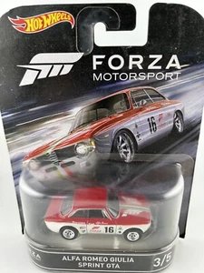 Hot Wheels ALFA ROMEO GIULIA SPRINT GTA- Forza Motorsport REAL RIDERS - Picture 1 of 3