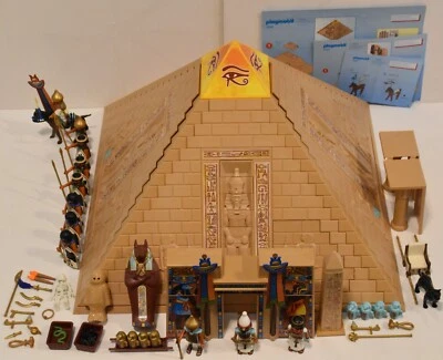 Playmobil 4240 4243 4245 Egyptian Pyramid Pharao’s Temple soldiers lot C - Image 1 of 4