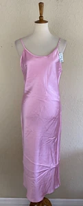 Meryll Rogge Womens Bias Slip Dress Pink Size 38 - Picture 1 of 3