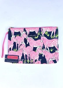 Simply Southern Zebra Pink Cosmetic Makeup Bag NWT - Picture 1 of 3