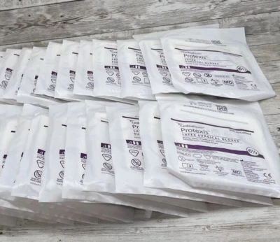 Cardinal Health Protexis Latex Surgical Gloves, *19 Pair* Size: 6.5 *See Dates* - Image 1 of 4