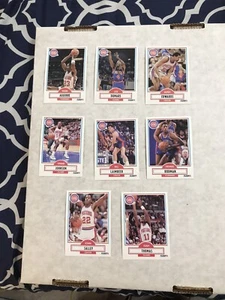 1990 Fleer Basketball Detroit Pistons Team Set Rodman Thomas Dumars (8 Karten) - Bild 1 von 1